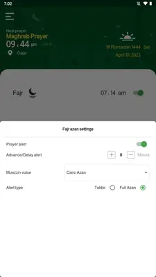 Prayer Times Azan Program android App screenshot 7